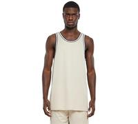 Urban Classics Herren Tank Top Mesh Tanktop, lässiges Tank Top für Männer, Rundhals, Loose Fit, Polyester-Mesh, softseagrass, M