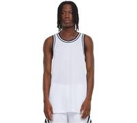 Urban Classics Herren Mesh Tank Top – Rundhals, lässig, Polyester-Mesh – Weiß L