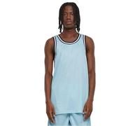 Urban Classics Herren Tank Top Mesh Tanktop, lässiges Tank Top für Männer, Rundhals, Loose Fit, Polyester-Mesh, oceanblue, XL