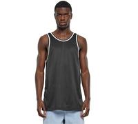 Urban Classics Herren Tank Top Mesh Tanktop, lässiges Tank Top für Männer, Rundhals, Loose Fit, Polyester-Mesh, black, M
