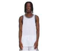 Urban Classics Herren Tank Top Mesh Tanktop, lässiges Tank Top für Männer, Rundhals, Loose Fit, Polyester-Mesh, white, M