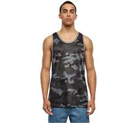 Urban Classics Camo Mesh Tanktop dunkelgrau camouflage