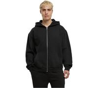 Kapuzenpullover URBAN CLASSICS "Urban Classics Vintage Heavy Zip Hoodie", Herren, Gr. XL, schwarz, 70% Baumwolle, 30% Polyester, unifarben, Pullover Kapuzenpullover (18635514-XL) schwarz