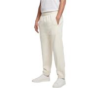 Urban Classics Herren Trainingshose Sweatpants, Jogginghose für Männer, Straight Leg, Reißverschlüsse an den Beinabschlüssen, 3XL, whitesand