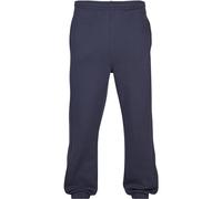 Urban Classics Herren Trainingshose Sweatpants, Jogginghose für Männer, Straight Leg, Reißverschlüsse an den Beinabschlüssen, S, Navy