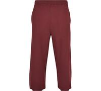 Urban Classics Herren Trainingshose Sweatpants, Jogginghose für Männer, Straight Leg, Reißverschlüsse an den Beinabschlüssen, 4XL, cherry