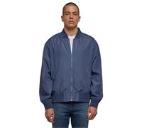 Urban Classics Herren Jacke Recycled Bomber Jacket, lässige Bomber Jacke für Männer, Regular Fit, vintageblue, XXL
