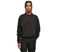 Urban Classics Rundhalspullover Ultra Heavy Crew Rundhals 100% Baumwolle Oversize Schwarz M