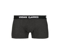 Urban Classics Herren Unterhosen Multi-Pack Men Boxer Shorts Unterwäsche, 1x Schwarz, 1x Charcoal, M
