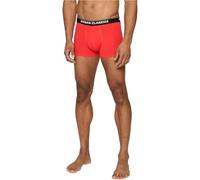 URBAN CLASSICS Boxer »Organic X-Mas Boxer Shorts 3-Pack«, nicolaus aop_treegreen_popred SIZE,3XL|4XL|5XL|L|M|S|XL|XXL