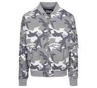 Urban Classics Herren Bomberjacke Vintage Camo Cotton Snow Camo Größe M