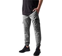 Urban Classics Herren Washed Cargo Twill Jogging Pants Hose, Grau (Grey 111), 32