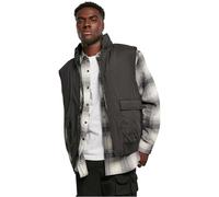 Urban Classics Herren Weste Clean Puffer Vest black 4XL