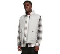 Urban Classics Herren Weste Clean Puffer Vest lightasphalt 5XL