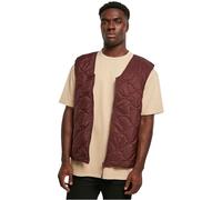 Urban Classics Herren Weste Zipped Gilet cherry S