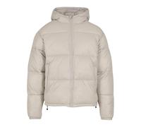 Urban Classics Herren Pufferjacke TB7585 Shiny – mit Kapuze – Light Asphalt, Gr. S–5XL