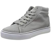Urban Classics High Canvas Sneaker, Unisex-Erwachsene Hohe Sneaker, Grau (Gry/Wht 00132), 36 EU (3.5 UK)