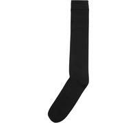 Urban Classics High Knee Socken 2er Pack - Unisex Kniestrümpfe in Schwarz, Dunkelgrau & Hellgrau, Größe 39-42