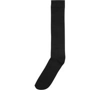 Urban Classics High Knee Socken 2er Pack - Unisex Kniestrümpfe in Schwarz, Dunkelgrau & Hellgrau, Größe 39-46