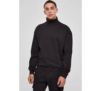 Urban Classics - High Rib Neck Black - Sweater - Schwarz - 3XL - 80% Baumwolle, 20% Polyester,Schweiß Schwarz 3XL
