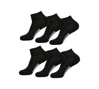 Urban Classics High Sneaker Socks 6-Pack in Gr. 39-42 in Schwarz