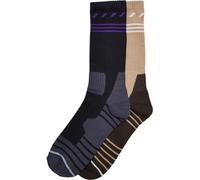 Urban Classics Hiking Performance Socks 2-Pack Black/Unionbeige-39-42