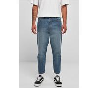 Urban Classics Herren Jeans TB5591 Cropped Tapered middeepblue Größe 36