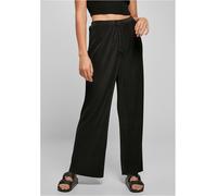 Urban Classics Plisse High Waist Pants Schwarz M Frau (Herstellerartikelnummer: TB5019-Black_M)