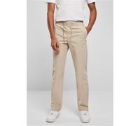Stoffhose URBAN CLASSICS "Urban Classics Herren Straight Slit Trouser", Herren, Gr. 3XL, US-Größen, softseagrass, 98% Baumwolle, 2% Elasthan, unifarben, normal, Hosen Stoffhose (52850068-XXXL) softsea