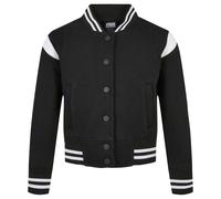 Urban Classics Kids Sweatjacke Schwarz/Weiß Größe 122/128