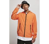 Urban Classics Full Zip Nylon Crepe Jacket in Gr. L in Orange