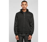 Urban Classics Organic and Recycled Fabric Mix Track Jacket in Gr. M in Schwarz