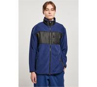 Urban Classics Jacke Patched Micro Fleece Jacket Spaceblue-M