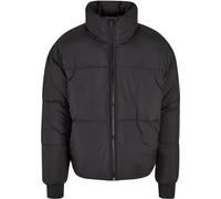 Winterjacke URBAN CLASSICS "Urban Classics Herren Short Big Puffer Jacket", Herren, Gr. XXL, schwarz, 100% Polyester, unifarben, oversize, Rundhals, Jacken Winterjacke (62874642-XXL) schwarz