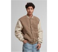 Urban Classics Jacke Teddy College Jacket TB7943 Darktaupe-5XL