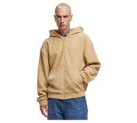 Urban Classics Zip-Hoody Jaquard Velvet Beige Gr. L