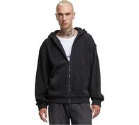 Urban Classics Jaquard Velvet Zip-Hoody Black, 3XL