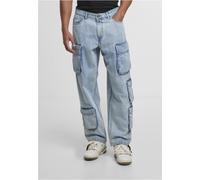Urban Classics Jeans Multi Pocket Denim Cargo TB7322 New Light Blue Washed-28