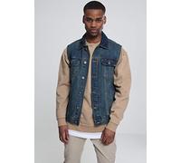 Urban Classics Jeansweste "Denim Vest", Größe: L, Farbe: denimblue