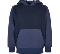 Urban Classics Jungen Boys 2-Tone Fake Raglan Hoody Midnightnavy/Darkblue-122/128