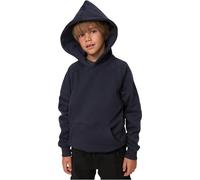 Urban Classics Jungen Boys Blank Hoody Kapuzenpullover, navy, 110/116