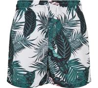 Urban Classics Jungen Badeshorts Boys Pattern Swim Shorts Palm Leaves AOP Größe 110/116