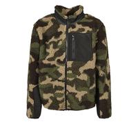 Urban Classics Jungen Boys Sherpa Jacket, wood camouflage, 110-116