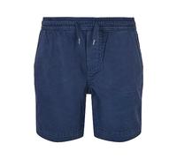 Stoffhose URBAN CLASSICS "Urban Classics Herren Boys Strech Twill Joggshorts" Gr. 134/140, Normalgrößen, blau (darkblue) Jungen Hosen (70312529-134) darkblue
