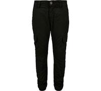 Urban Classics Jogging Mid Waist Cargo Pants Schwarz 158-164 cm Junge (Herstellerartikelnummer: UCK1268-Black_158/164)