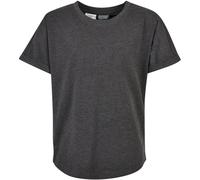 Urban Classics Jungen T-Shirt Boys Long Shaped Turnup Tee Charcoal-158/164