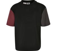 Urban Classics T-Shirt UCK4959 Jungen Bio Oversized Colorblock Schwarz Gr. 158/164