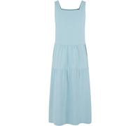 Urban Classics Mädchenkleid UCK4784 – 7/8-Länge, Volantkleid, ärmellos – Oceanblue 110/116