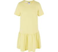 Urban Classics Mädchen Kleid Girls Valance Tee Dress, Sommer Volantkleid für Mädchen, Kurzarm, vintagesun, 146/152