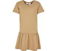 Urban Classics Kinder Kleid Girls Valance Tee Dress, Sommer Volantkleid für Mädchen, Kurzarm, erhältlich in vielen Farben, Größen 110/116-158/164